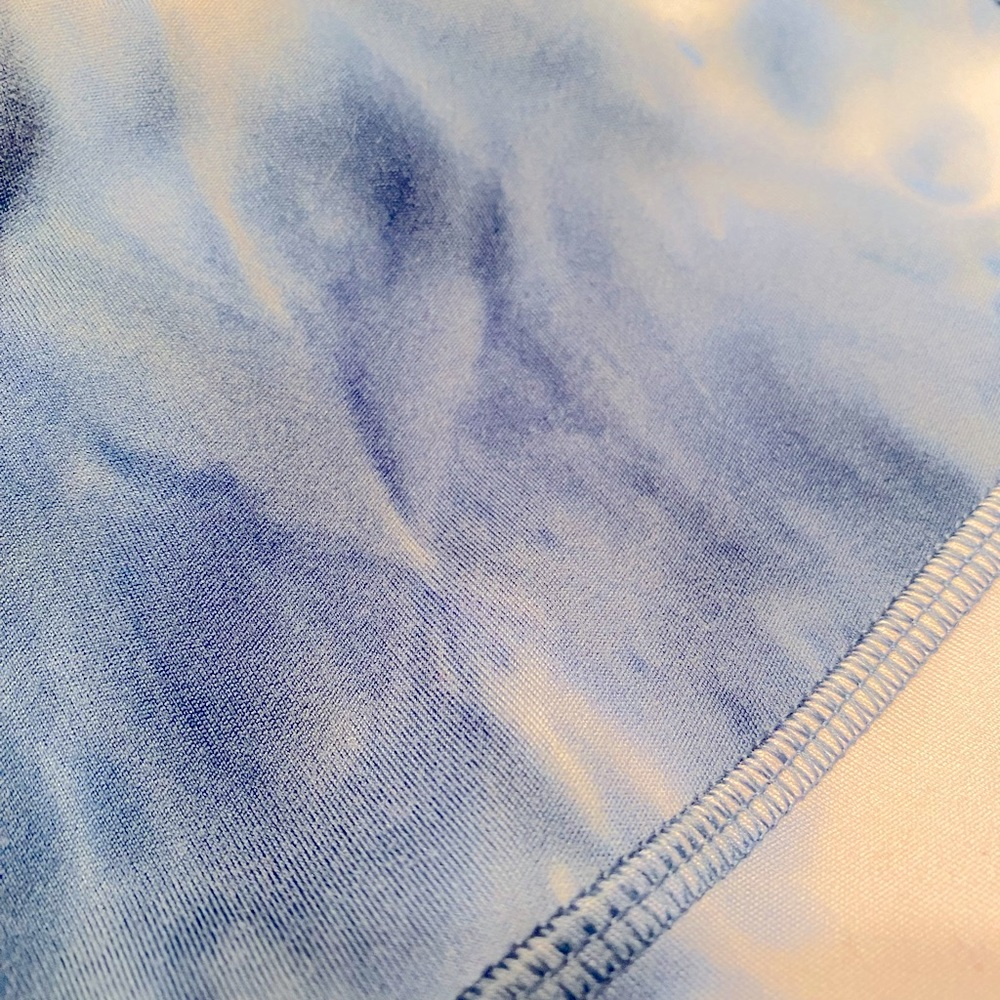 HARMONY BALANCE women’s athletic blue Tie-dye yoga pants leggings stretchy - Picture 4 of 4